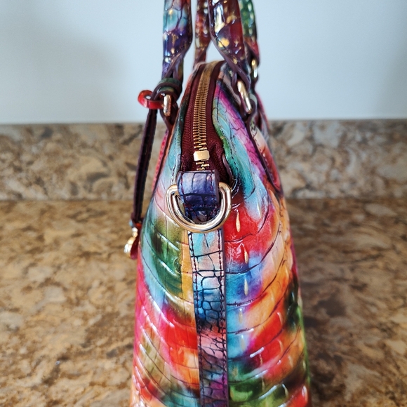 Brahmin Duxbury Fallstruck Melbourne Leather Satchel - Excellent Condition - Picture 5 of 7